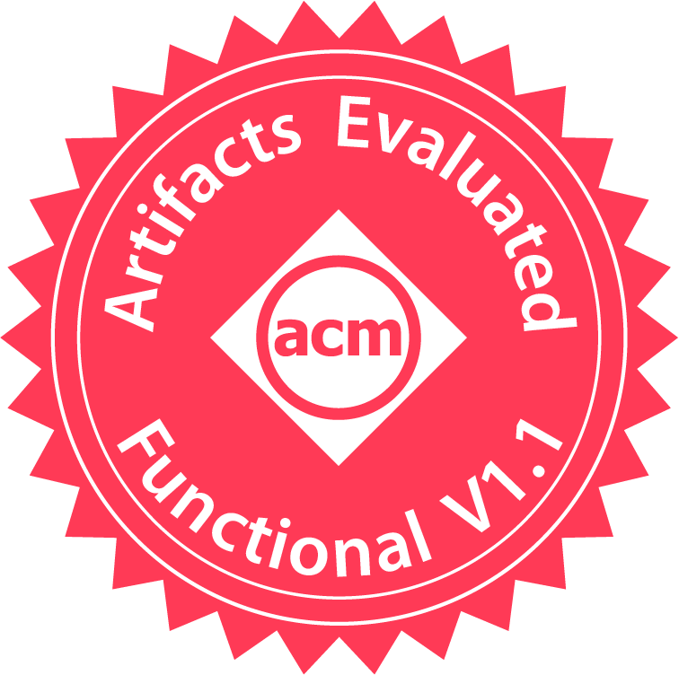 Artifacts Evaluated Functional badge